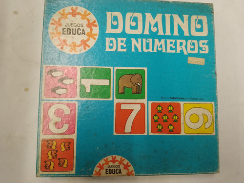 Domino De Números Educa Zona Retro Juguetería Vintage