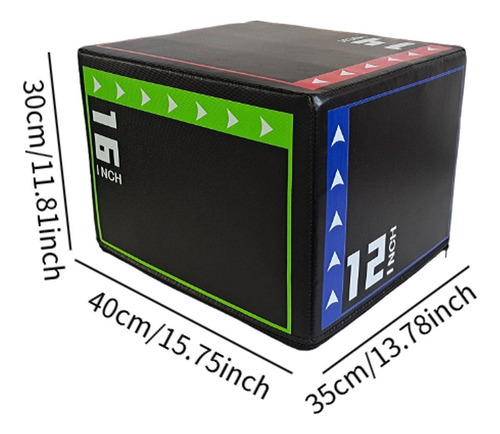 Caja De Salto Pliométrica, Caja De Aumento Para Fitness,