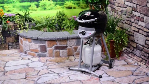 Barbacoa A Gas Patio Bistro Termostato Compacta Y Portable