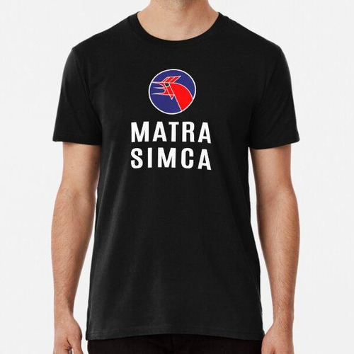 Remera  Logotipo De Matra Simca 1973 - Blanco Algodon Premiu