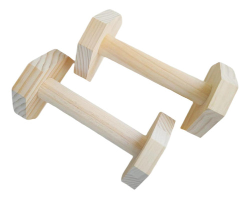 2 Piezas De Paralelas De Madera, Manijas De Flexiones De