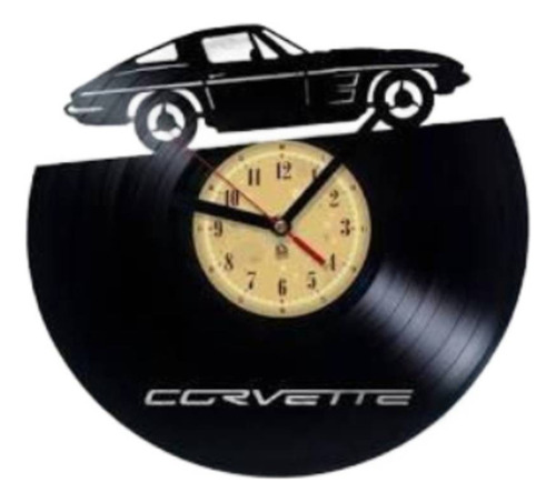 Reloj Corte Laser 1436 Corvette Auto Y Nombre