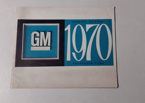 Catalogo Folleto General Motors 1970 Estados Unidos Ingles