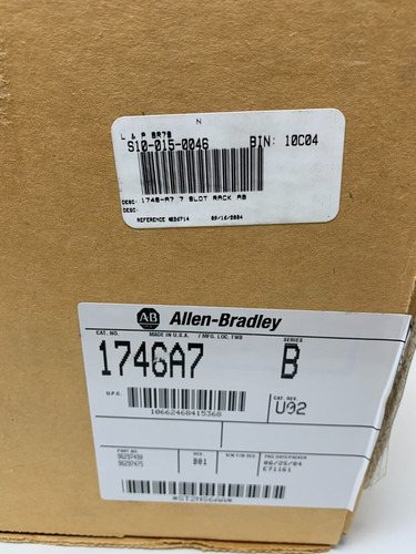 Allen-bradley 1746-a7 Slc 500 7-slot Modular Chassis Cch