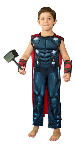 Disfraz Thor Marvel Avengers Con Músculos T.2
