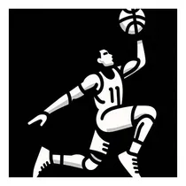 Comprar Vinilo 100x100cm Jugador Basquet Deportes Baloncesto M2