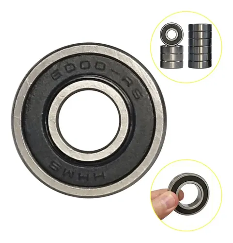 6000 2RS Cuscinetti 10 pezzi Cuscinetti a sfere a gola profonda sigillati in gomma 10mm * 26mm * 8mm