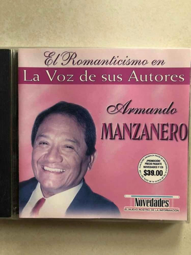 Armando Manzanero Cd La Voz De Sus Autores