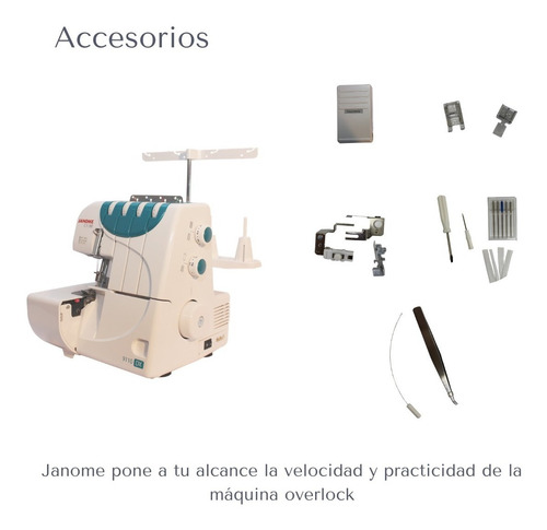 Imagen 4 de 8 de Janome 9110dx + Kit De Tijeras De Regalo + Curso Y Garantía