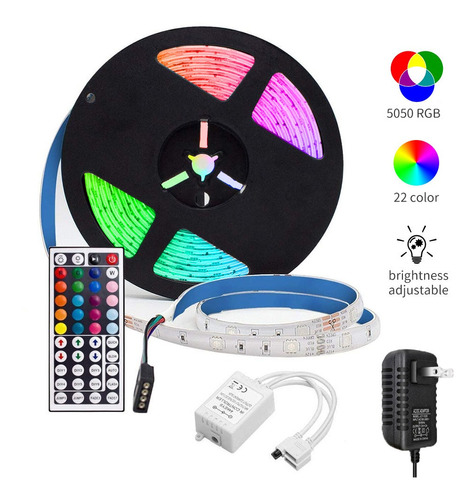 Kit De Luces De Tira De Led Para Dormitorio 5m/16.4ft Longit