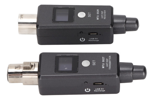 Adaptador De Receptor Xlr Para Micrófono Inalámbrico Recarga