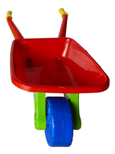 Carretilla Palas, Rastrillo Y Tarro Set 6pzs Juguete Playero