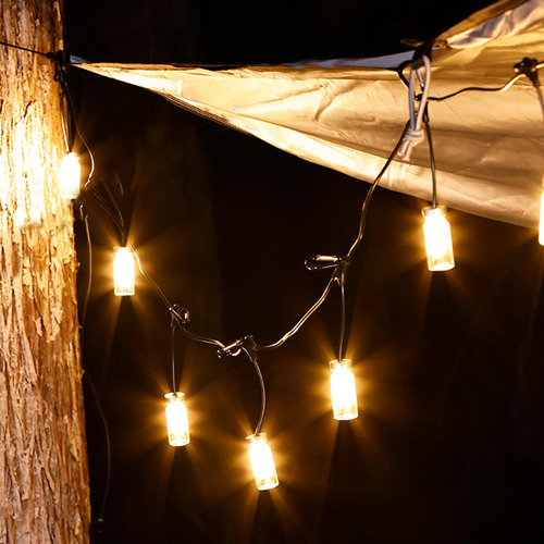 Luces Colgantes Exteriores Con 11 Bombillas Luces Colgantes