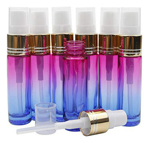 Contenedor Rellenable - Kesell 7 Piezas 10 Ml Mini Arco Iris