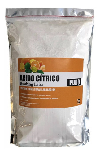 Acido Citrico 2kg (2000 Gramos)maxima Calidad Maxima Pureza!