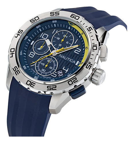 Reloj Pulsera Nautica Napnss301 Del Dial Azul