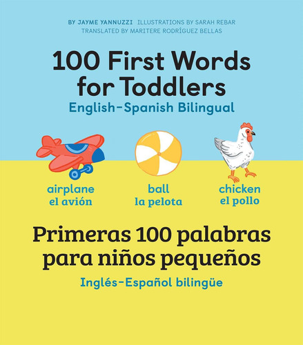 Libro: 100 First Words For Toddlers: English - Spanish Bilin