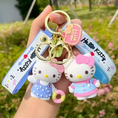 garrapata espejo de puerta Suri Paquete De Llaveros De Silicona De Hello Kitty Sanrio Kawaii