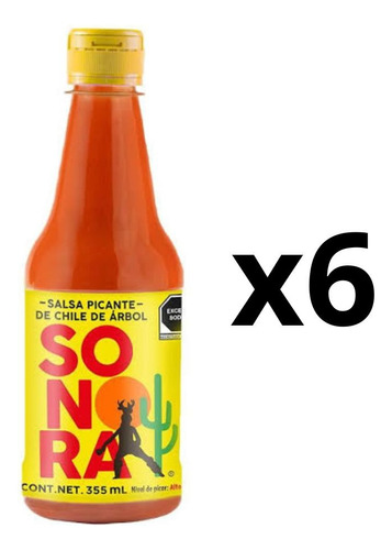 Salsa Sonora 6 Piezas 355 Ml Salsa Castillo