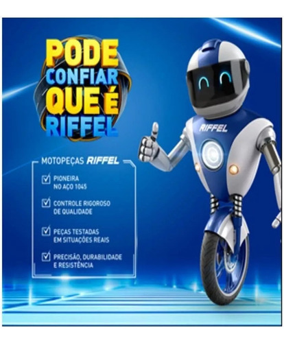 Kit Relação Tração Xre 300 2010 À 2023 Original Riffel