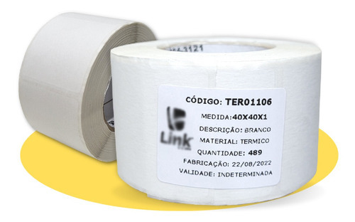 Etiqueta Toledo Térmica Balança 40x40 Pc C/ 3rl Full