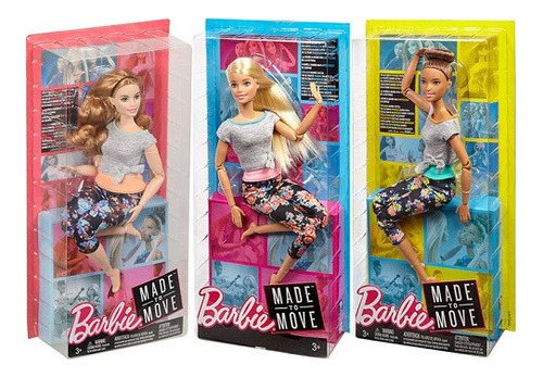 Barbie Made To Move Muñeca Articulada 22 Movimiento Original