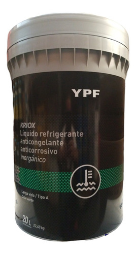  Ypf Kriox  X 20 L Refrigerante Anticorros  Inorganico 