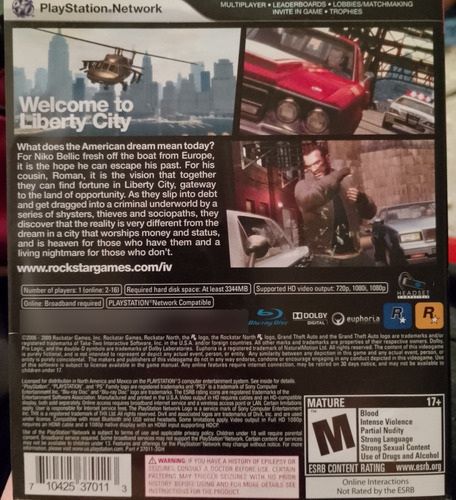 Gta 4 Ps3 (Usado)