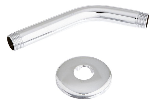 4x Extensión De Brazo De Baño De Pared Con Brida, Acero