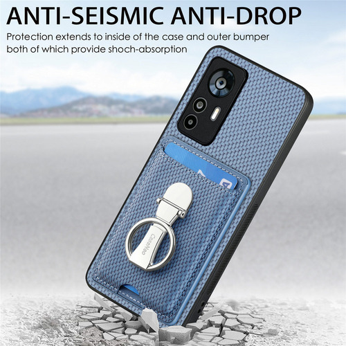 B Funda Plegable Con Forma De Anillo Para Tarjetas Para