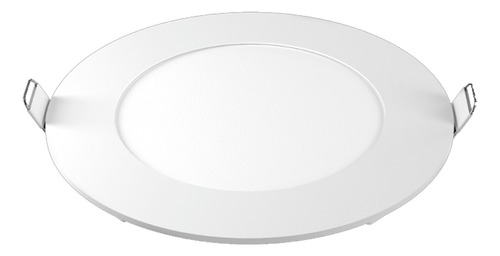 Plafón Panel Led Para Embutir 6w Flat Circular 4500k Macroled