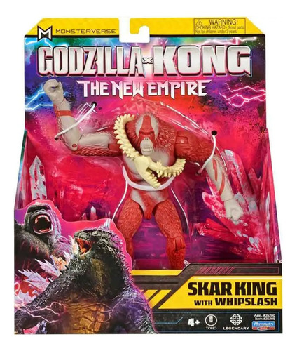 Figura Skar King C/whipslash 16cm Godzilla X Kong New Empire