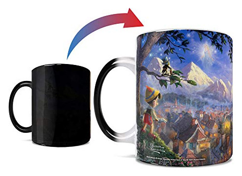 Taza De Cerámica De 11 Onzas: Pinocho - Thomas Kinkade - Cam