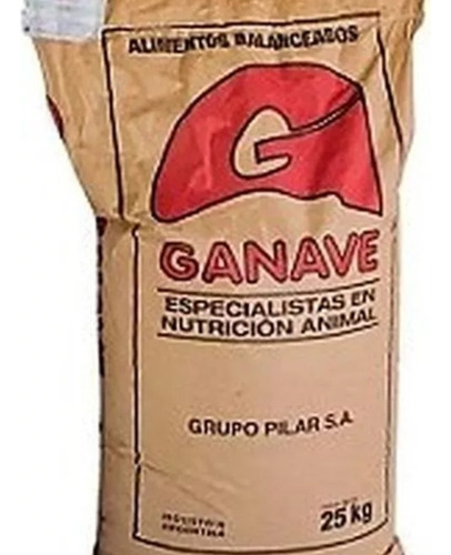 Alimento Conejos Ganave X 25kg. Caba