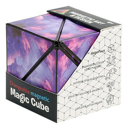 Cubo Mágico De Descompresión Magnética 3d Juguetes Para Niño