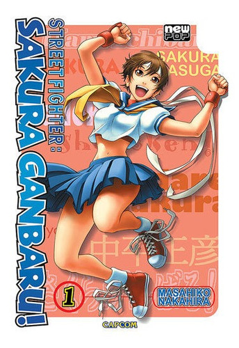 Street Fighter: Sakura Ganbaru! - Volume 01, de Nakahira, Masahiko. Editora NewPOP, capa mole em português