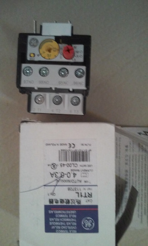 Rele Termico  General Electric Rt1l 4-6 Amp