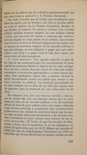 Libertad De Elegir De Milton Y Rose Friedman (Usado)