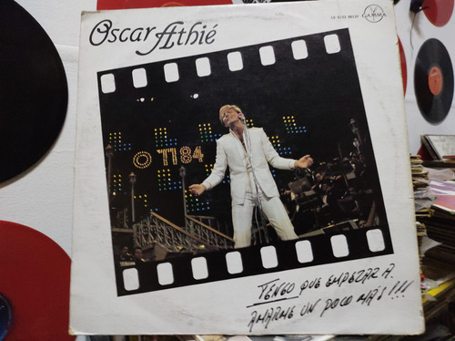 Oscar Athie Tengo Que Empezar A Amarme  Vinilo,lp,acetato 