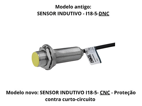 Sensor Indutivo I18-5-cnc - Metaltex