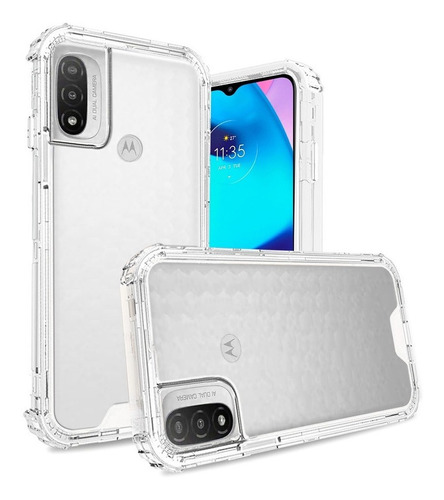 Funda Para Moto Uso Rudo Esquinas Alto Impacto Transparente