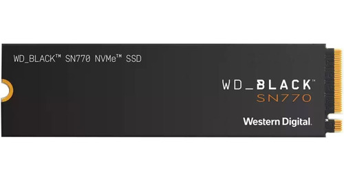 Ssd Western Digital Sn770 Nvme, 500gb, Pci Express 4.0, M.2 Color Negro