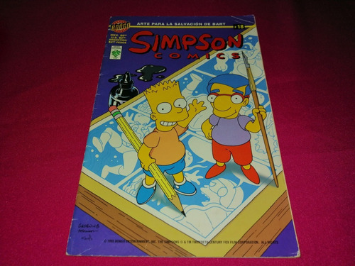 Comic Los Simpson #18 Editorial Vid En Español 