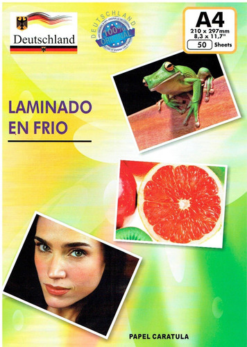 Laminado En Frio A4 50 Hojas Deuttschland 