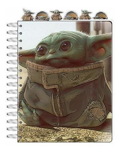 Bebé Yoda De Star Wars Cuaderno De Pestaña Mandaloria...