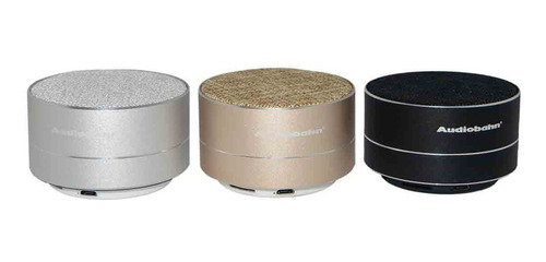 Bocina Portátil Con Bluetooth Audiobahn® Gold Silver O Black