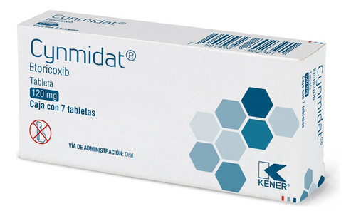 Cynmidat Etoricoxib Caja Con 7 Tabs De 120 Mg 