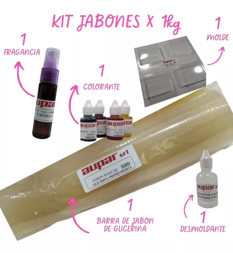 kit para hacer jabones de glicerina