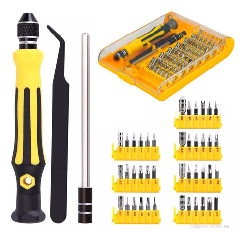 Kit De Desarmador Precision 46 En 1 Para Celular, Laptop, Cá