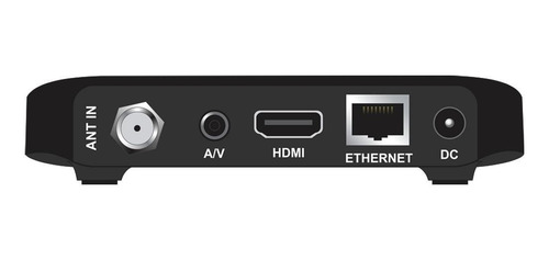 Elsys Streaming Box ETRI02 de voz 4K 8GB preto com memória RAM de 2GB